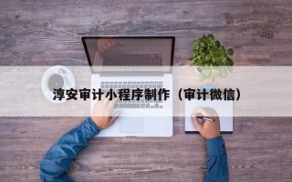 丽江淳安审计小程序制作（审计微信）